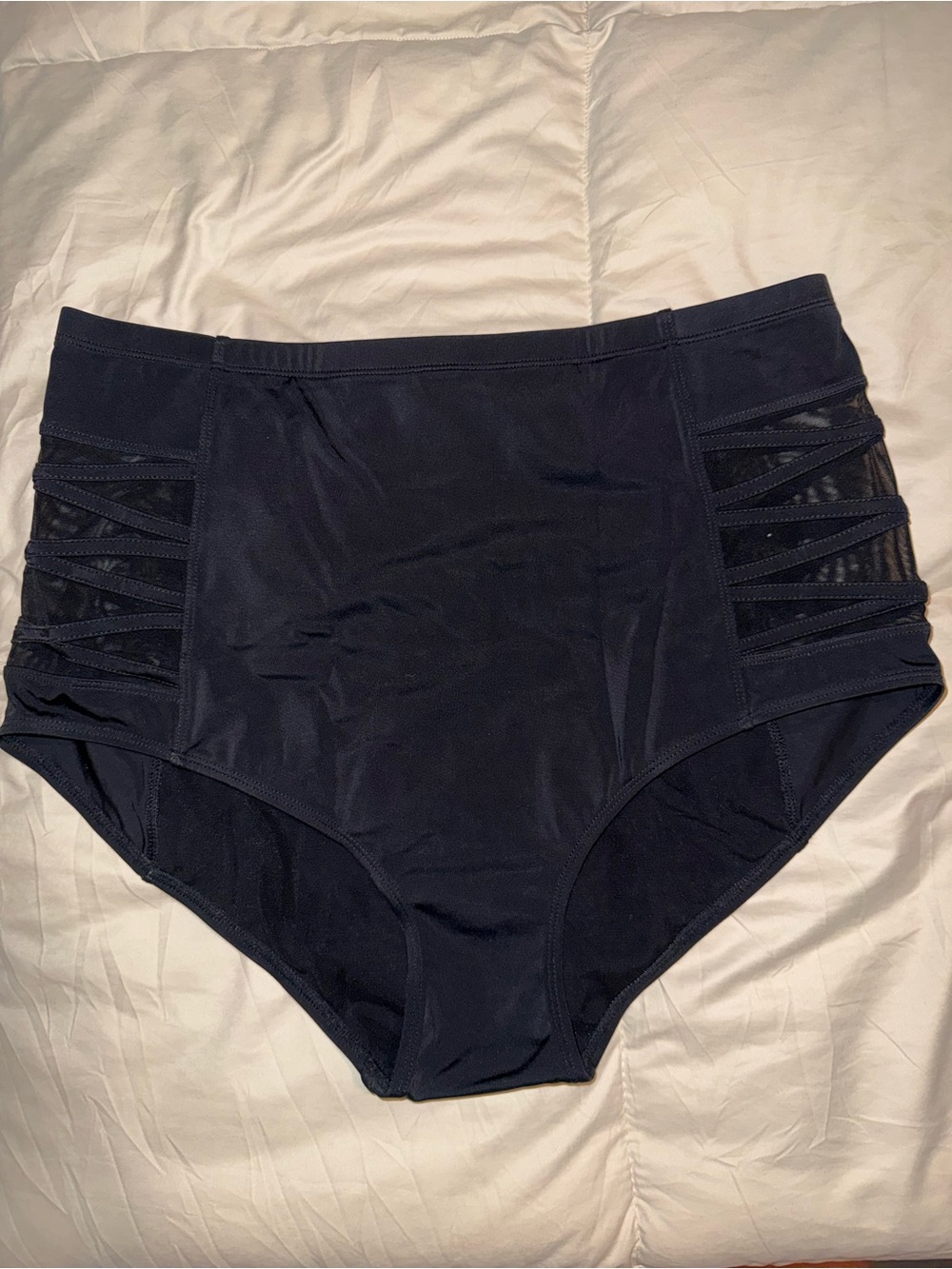 torrid High-Waist Bikini Bottoms with Side Mesh